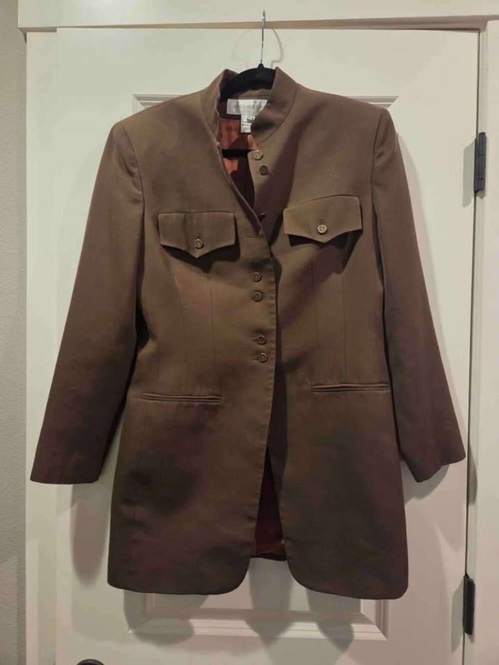 Vintage Jones New York womens wool blazer size 10 made in USA FREE SHIPPING!